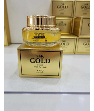 ANJO 24K GOLD CREAM Крем с 24-каратово злато е хидратиращ ,против стареене и грижа за бръчки
