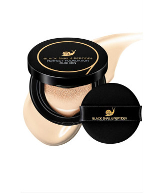 Farmstay Black Snail & Peptide 9 Perfect Cushion фон дьо тен