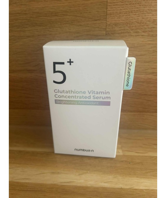 Numbuzin No.5+ Glutathione Vitamin Concentrated Serum – Серум с глутатион и витамини за сияйна и изравнена кожа