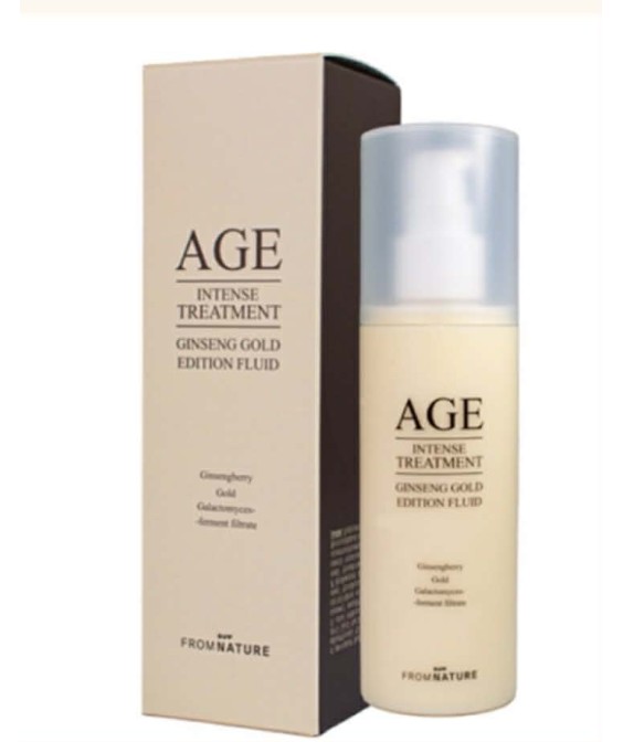 FROM NATURE – AGE Intense Treatment Ginseng Gold Edition Fluid (корейски анти-ейдж флуид с женшен, злато и ферменти) FROM NATURE – AGE Intense Treatment Ginseng Gold Edition Fluid (корейски анти-ейдж флуид с женшен, злато и ферменти)
