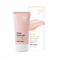 PRETTYSKIN PINK TONE UP Тонизиращ слънцезащитен крем SPF 50+ PA++++ 