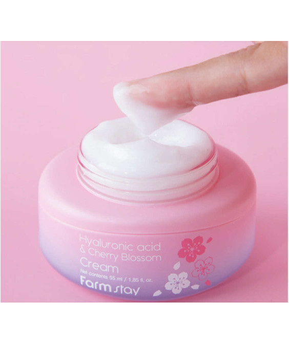 HYALURONIC ACID & CHERRY BLOSSOM Ежедневна грижа за сияйна кожа против бръчки