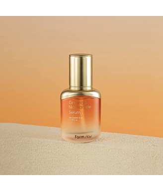 FARMSTAY Ginseng & Niacinamide Serum 35 ml — ревитализиращ серум с женшен и ниацинамид