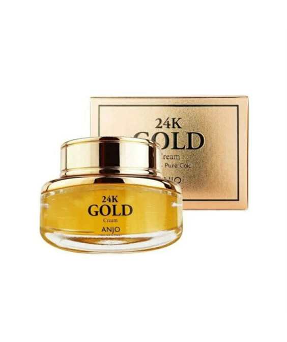 ANJO 24K GOLD CREAM Крем с 24-каратово злато е хидратиращ ,против стареене и грижа за бръчки