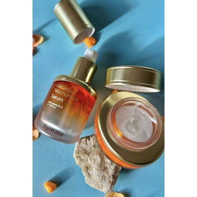 Korean Glow Set – Farmstay Ginseng & Niacinamide Skincare Duo  