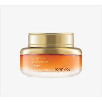 GINSENG&NIACINAMIDE CREAM Farm Stay крем с женшен и ниацинамид