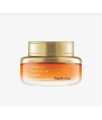 GINSENG&NIACINAMIDE CREAM Farm Stay крем с женшен и ниацинамид