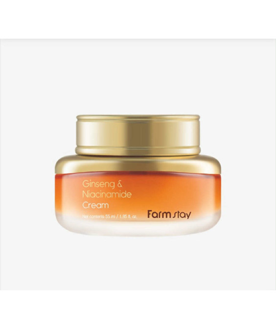 GINSENG&NIACINAMIDE CREAM Farm Stay крем с женшен и ниацинамид