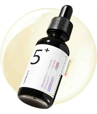 Numbuzin No.5+ Glutathione Vitamin Concentrated Serum – Серум с глутатион и витамини за сияйна и изравнена кожа