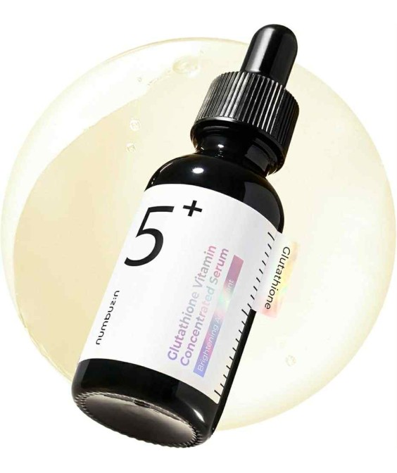 Numbuzin No.5+ Glutathione Vitamin Concentrated Serum – Серум с глутатион и витамини за сияйна и изравнена кожа