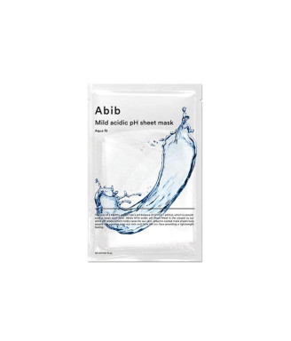 Abib mild acidic pH sheet mask Корейска маска за лице,която хидратира чувствителната кожа без дразнене