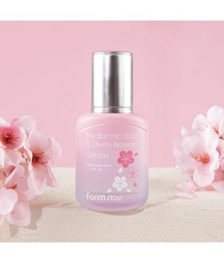 Farm Stay Hyaluronic Acid & Cherry Blossom Serum -интензивно хидратиращ серум за лице